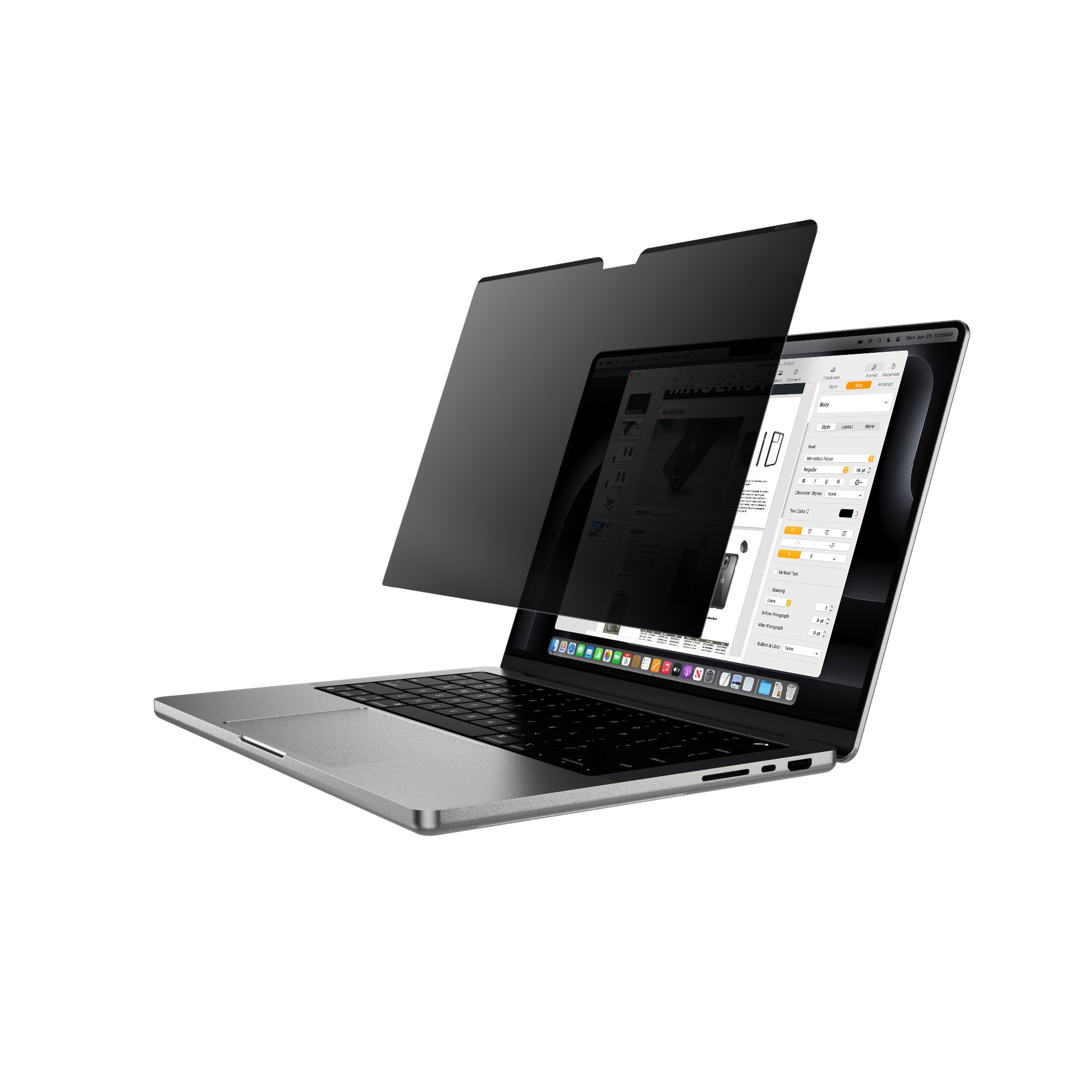 Guard (Privacy) MacBook 磁吸式防窺膜 – 魚骨牌 SwitchEasy 台灣官方網站