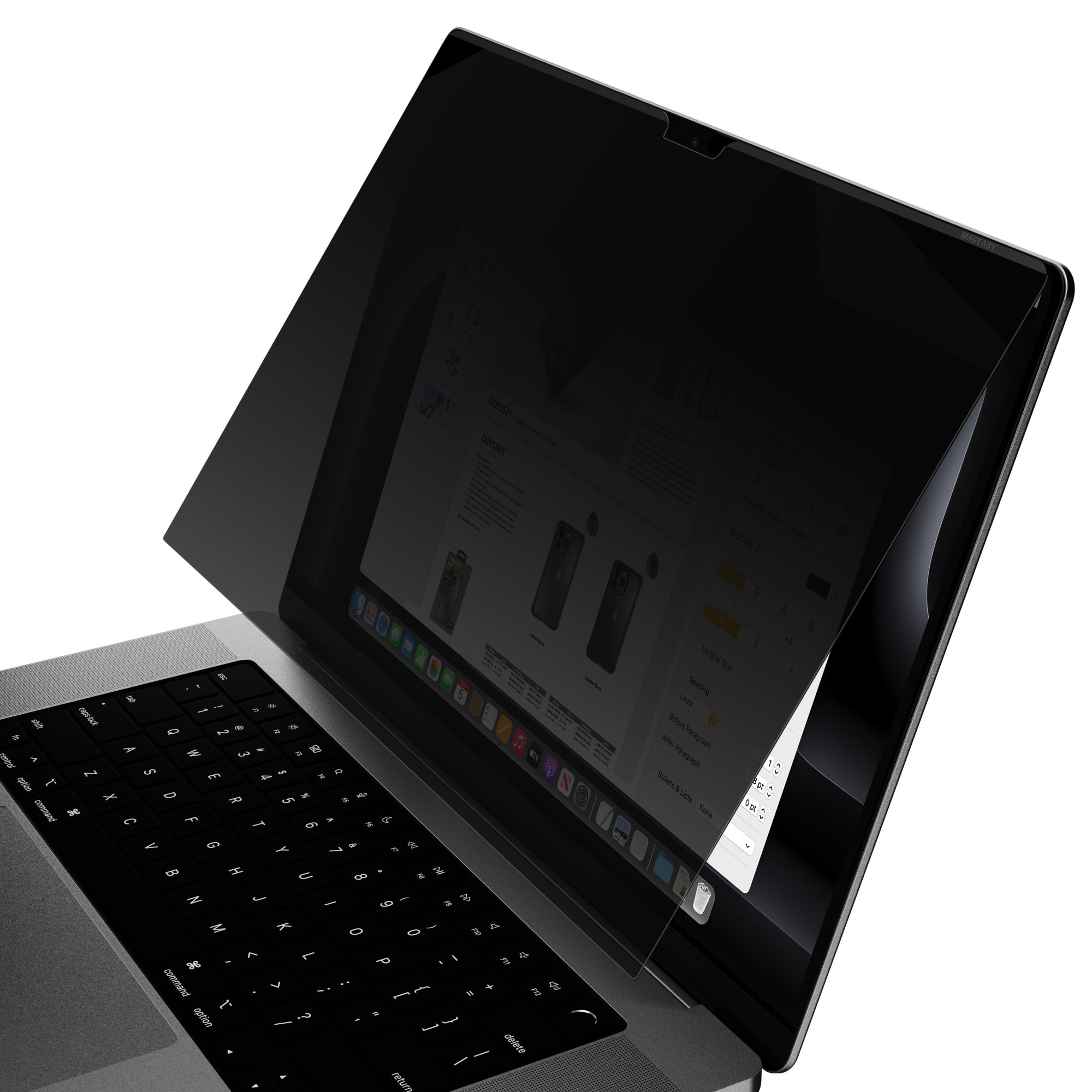 Guard (Privacy) MacBook 磁吸式防窺膜 – 魚骨牌 SwitchEasy 台灣官方網站