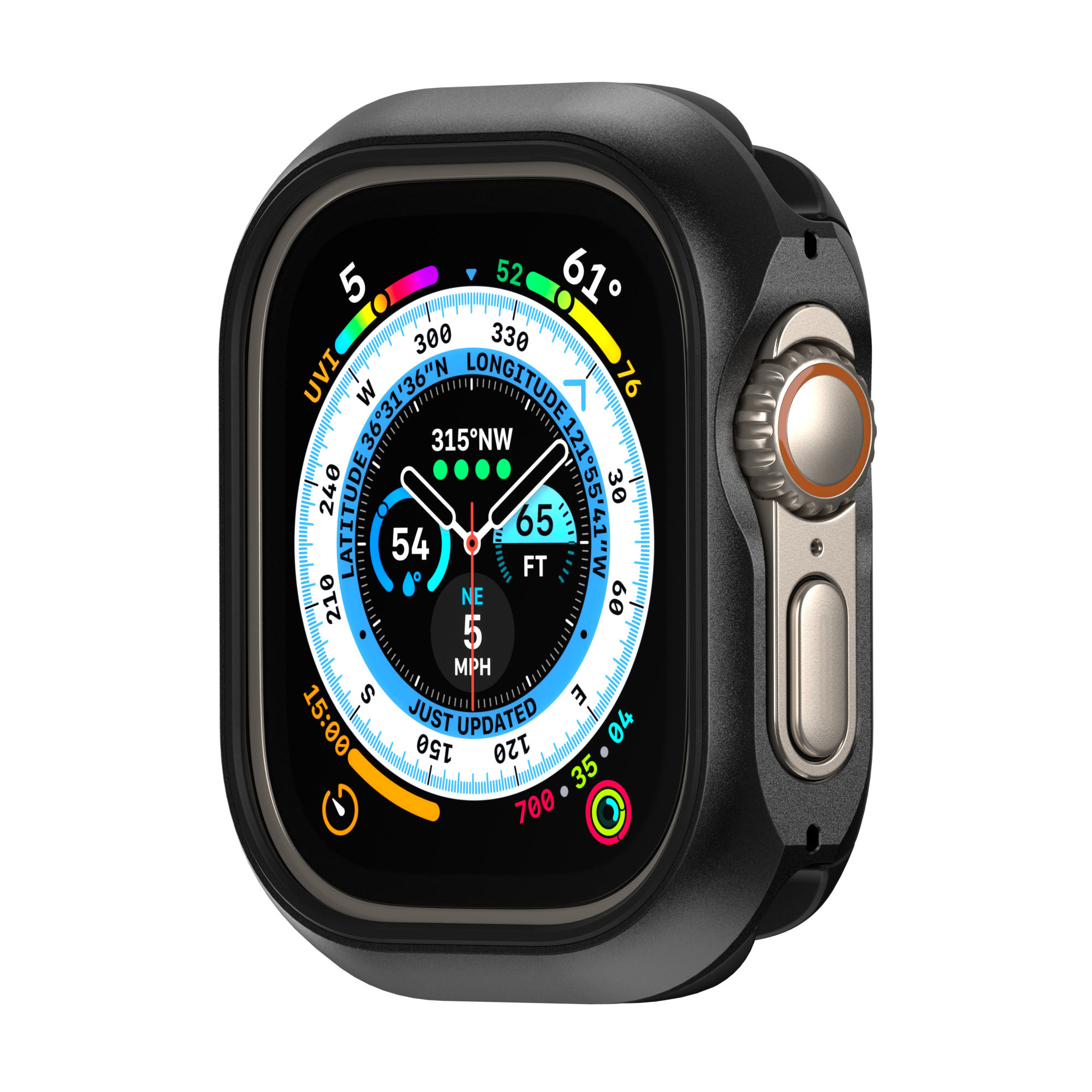 SwitchEasy 航空機グレードアルミニウムケース 44mm 45mm Apple Watch